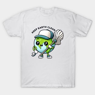 Keep Earth Clean, EARTH DAY design T-Shirt